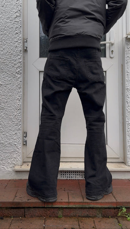 "Clawmark" Flared Denim