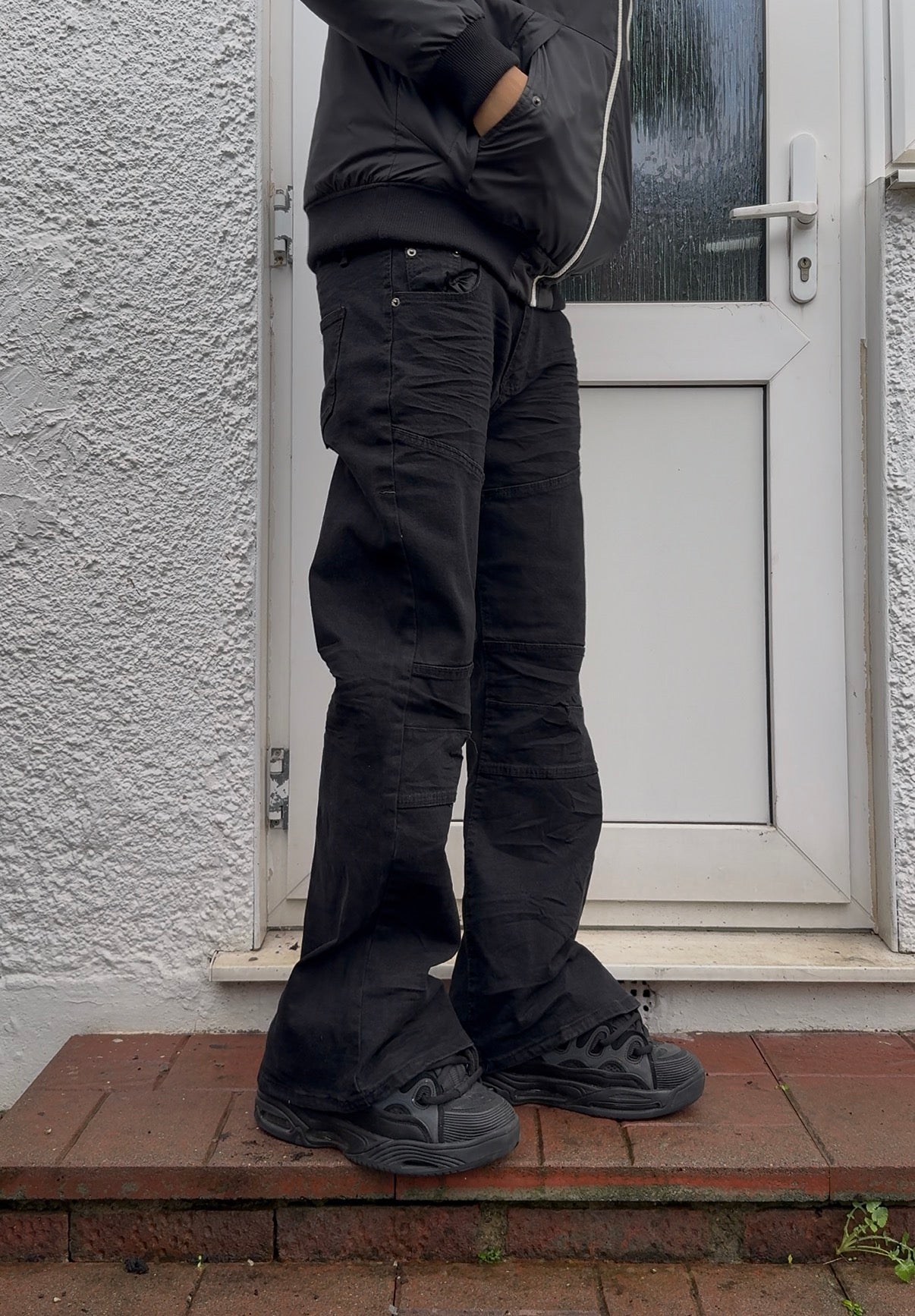 "Clawmark" Flared Denim