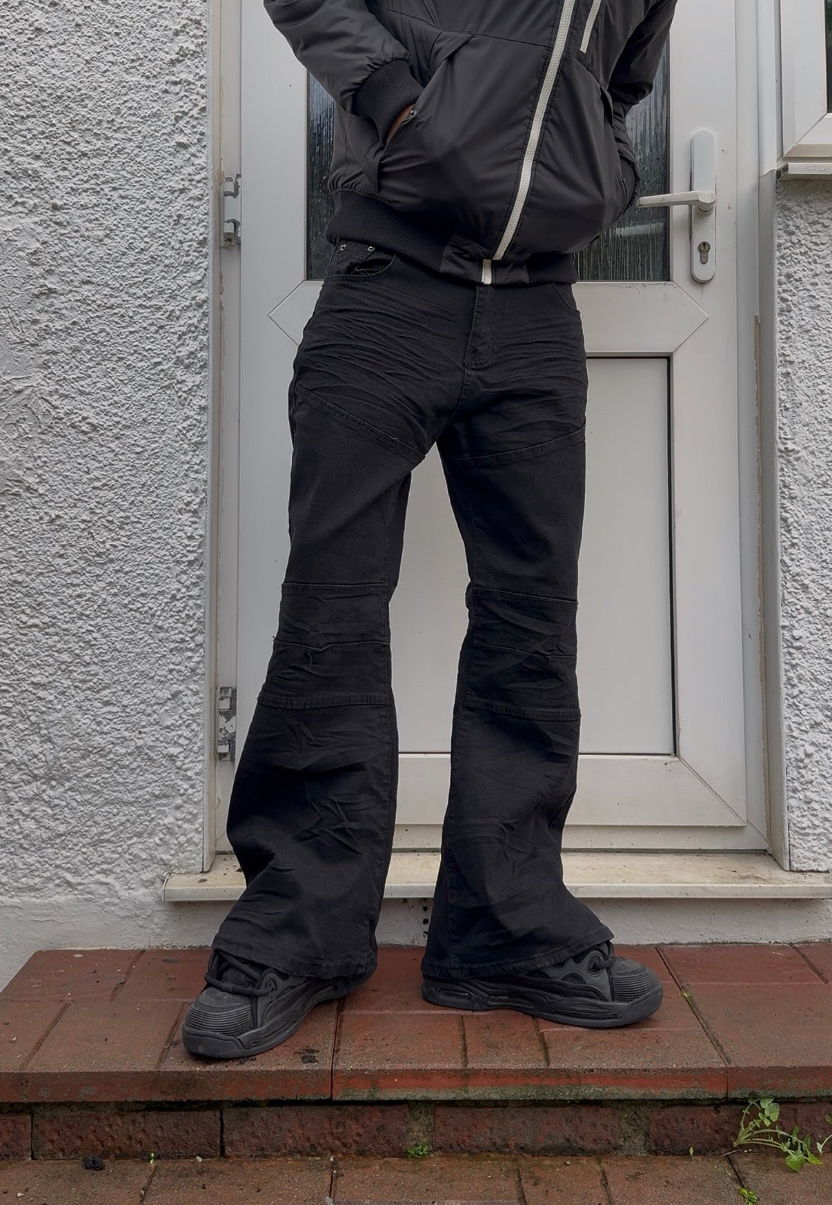 "Clawmark" Flared Denim