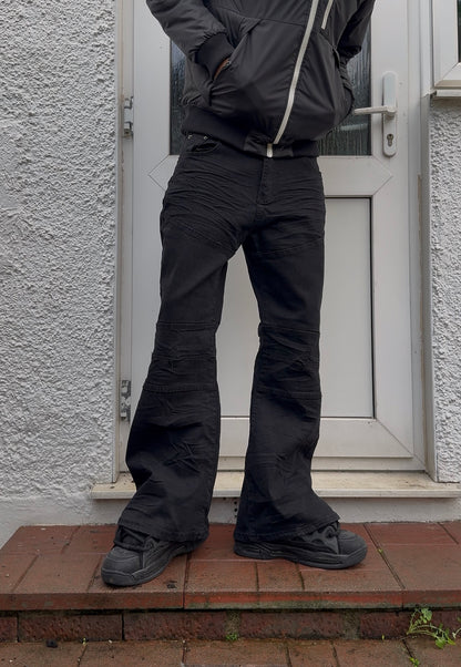 "Clawmark" Flared Denim