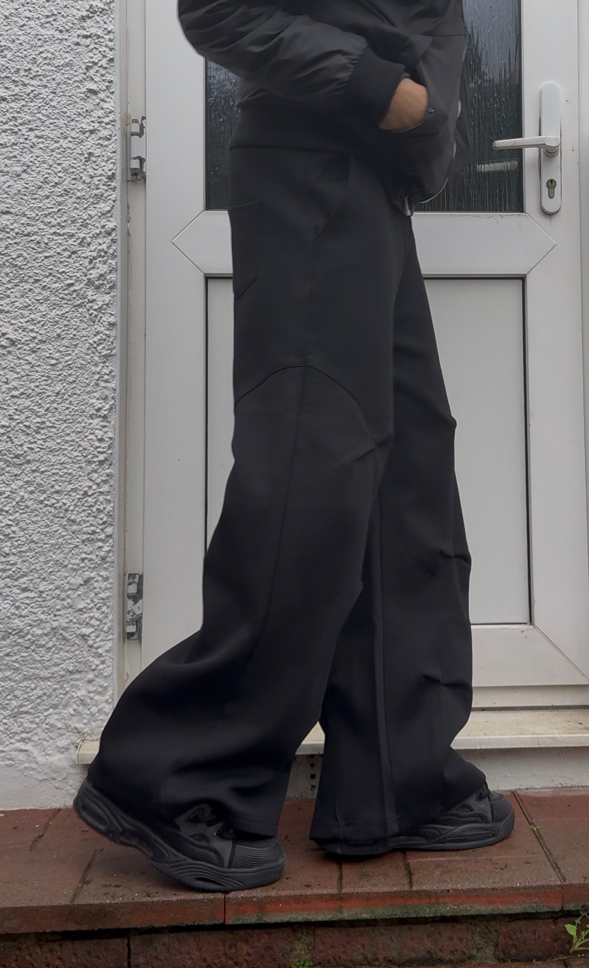 "Pleated" Baggy Joggers