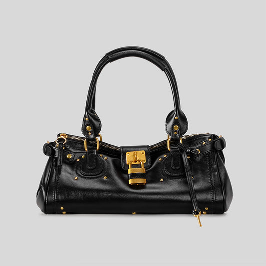 "Chloe" Padlock Leather Bag