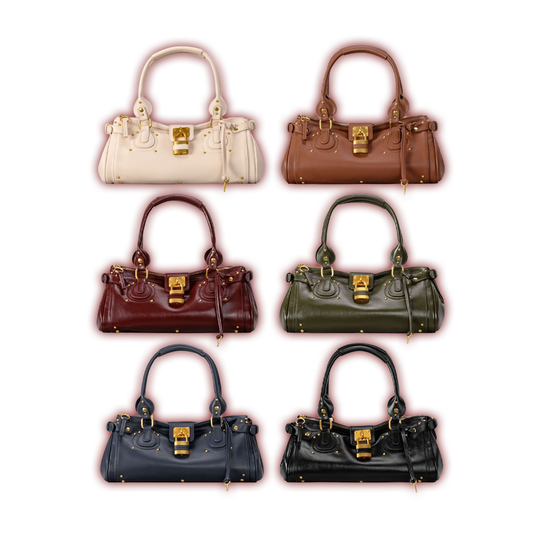 "Chloe" Padlock Leather Bag