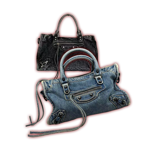 Signature Denim City Bags