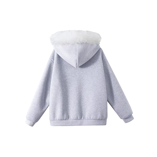 Heavyweight Fur Hoodie