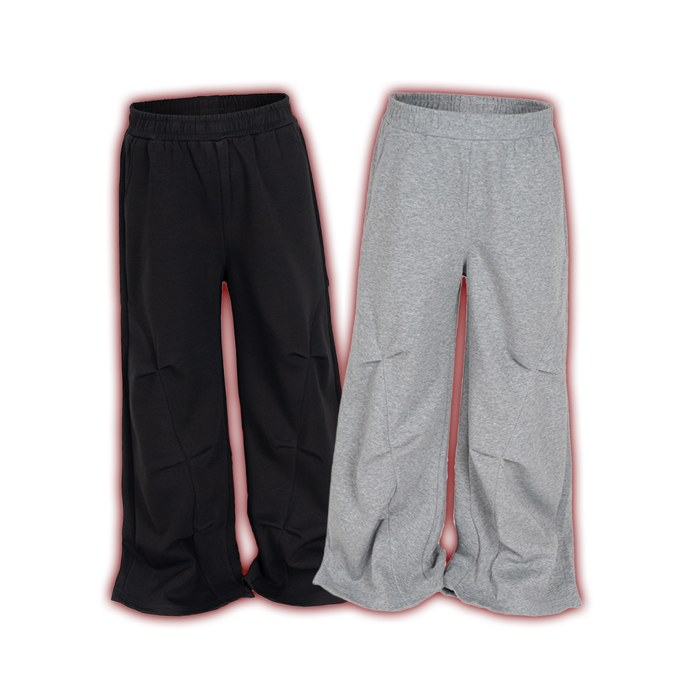 "Pleated" Baggy Joggers