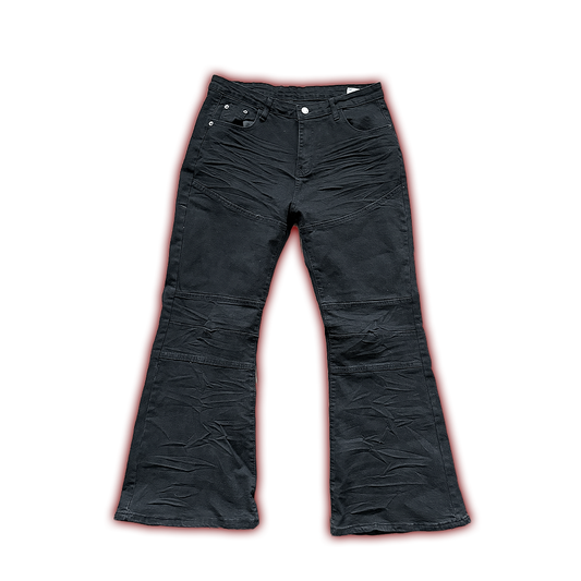 "Clawmark" Flared Denim