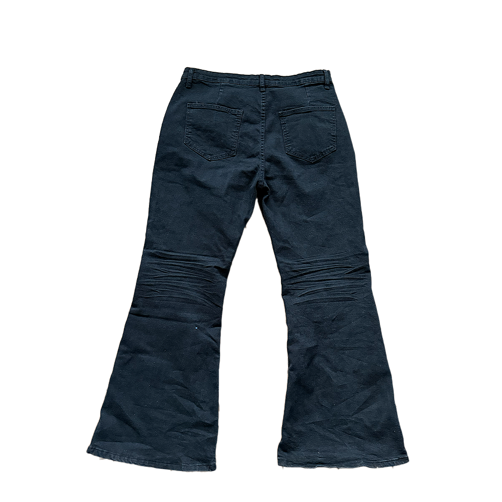 "Clawmark" Flared Denim