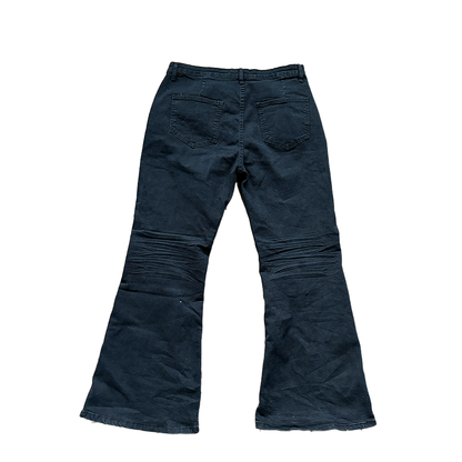 "Clawmark" Flared Denim