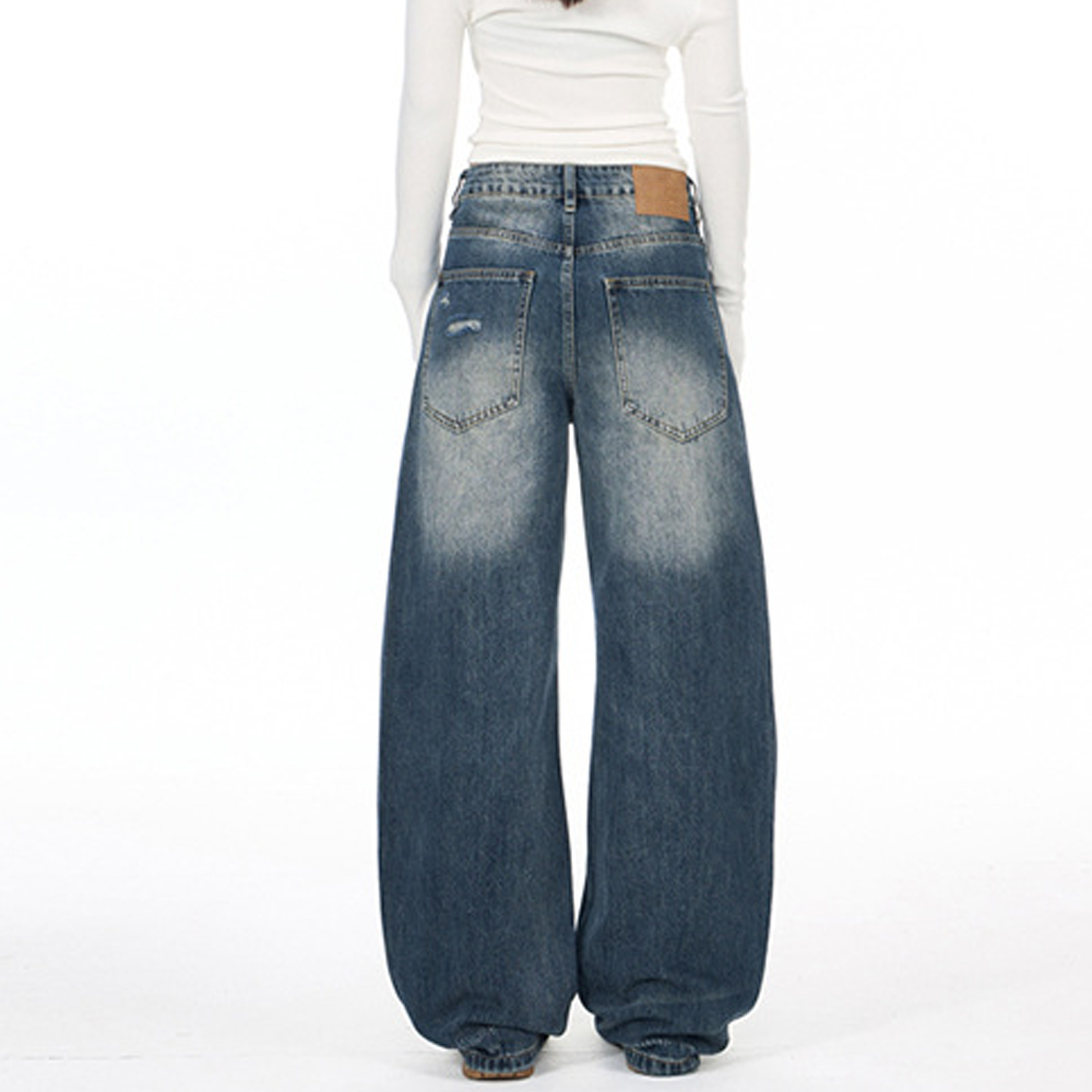 Signature Ripped Baggy Jeans