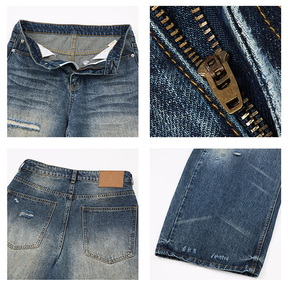 Signature Ripped Baggy Jeans